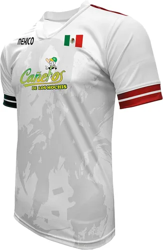 Miniatura 2 de Jersey México Cañeros de Los Mochis 100 Poliéster BlancoGris_Hecho en México