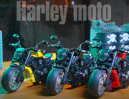 Miniatura 3 de Juguete de motocicleta para tirar hacia atrás, regalo de moto con iluminación musical, juguetes de motocicleta Wolverine para niños de 3 a 12 años