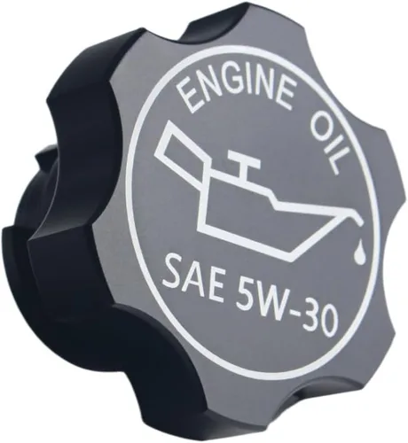 Miniatura 3 de DEWHEL Tapa de llenado de aceite de motor de aluminio compatible con GM 1992-2018 Número de referencia FC208 FC242 FC219 FC243 FC252 80987 MO-99