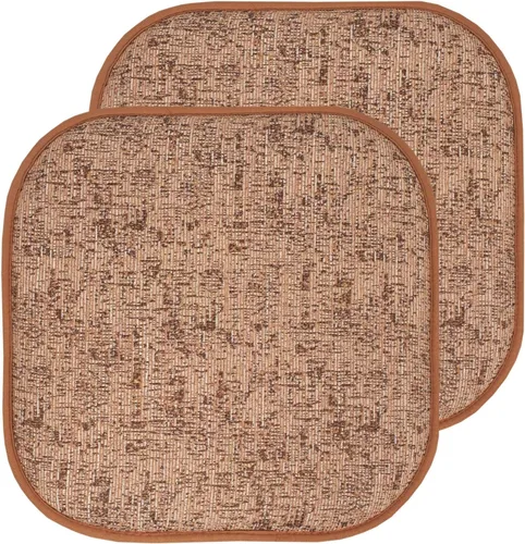 Miniatura 18 de Sweet Home Collection Cojines de espuma viscoelástica para silla, antideslizantes, diseño de panal de abeja, 16 x 16 pulgadas, paquete de 2