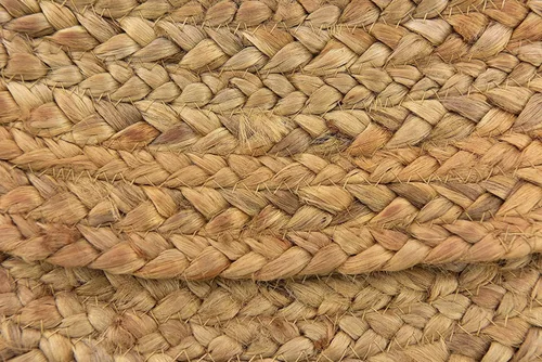 Miniatura 6 de Alfombra redonda 100% yute de 5 pies, fibras naturales, diseño trenzado, alfombra tejida a mano, decoración del hogar para sala de estar, pasillos