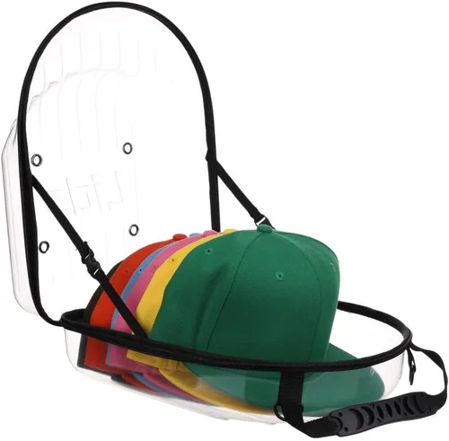Miniatura 11 de Lids Estuche de viaje para gorras, para 6 sombreros, exterior de camuflaje duradero con interior negro, almacenamiento con asa y correa de hombro