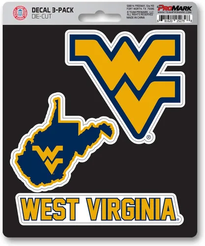 Miniatura 22 de FANMATS NCAA Unisex NCAA 3 Piece Decal Set