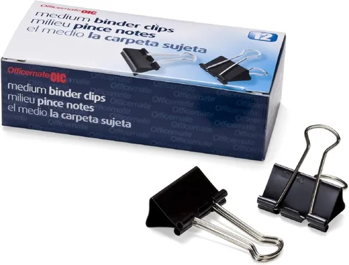 Miniatura 8 de Clips de metal tamaño micro Officemate, negro, 100 por envase (31030)., Negro