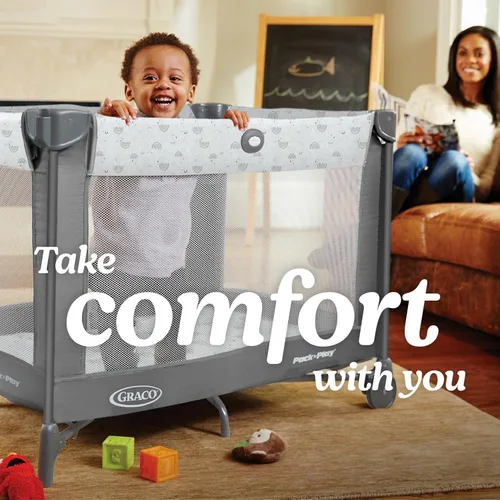 Miniatura 3 de Graco, corral de juego con pie automático para plegar y guardar, Carnival