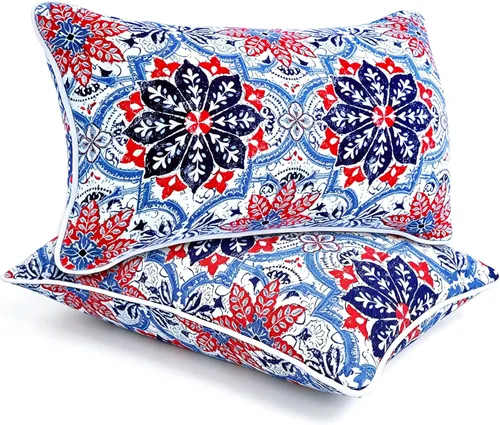 Miniatura 25 de JMGBird Juego de 2 almohadas lumbares para exteriores con relleno de algodón PP para muebles de patio, almohadas decorativas de 12 x 20 pulgadas