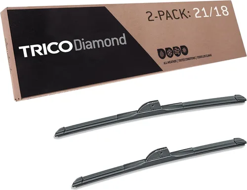 Miniatura 48 de TRICO Gold 21" + 19" Juego de 2 limpiaparabrisas de repuesto automotriz de primera calidad, limpiaparabrisas de haz para lado del pasajero