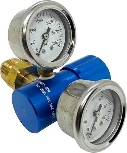 Regulador de nitrógeno de aluminio compacto de alto rendimiento 0-400PSI