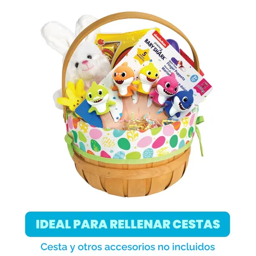 Miniatura 9 de Nickelodeon Baby Shark - Juego de 5 marionetas de dedo, recuerdos de fiesta, educativos, juguetes de baño, hora de cuentos, juguetes de playa