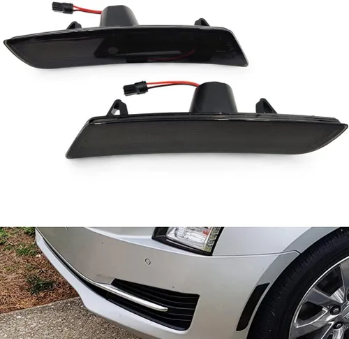 Miniatura 4 de Juegos de cuartos LED ámbar delanteros laterales de repuesto para Cadillac CTS/ATS 2014-2019 & 2015-2019 Cadillac ATS & 2016-2024 Camaro Kits
