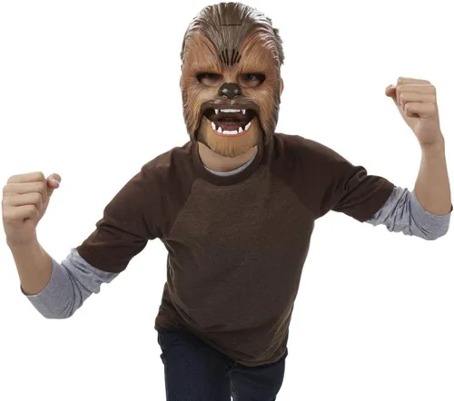 Miniatura 3 de Máscara electrónica de Chewbacca, Star Wars The Force Awakens , Estándar, Marrón