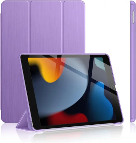 Miniatura 15 de Soke Funda para iPad de 9ª/8ª/7ª generación 2021/2020/2019, [soporte tríptico delgado + activación/suspensión automática], cubierta trasera