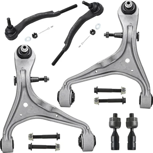 Miniatura 45 de Detroit Axle - Kit de brazos de control de extremo delantero 4WD para Ford 04-08 F-150, 06-08 Lincoln Mark LT, 4 extremos de barra de acoplamiento