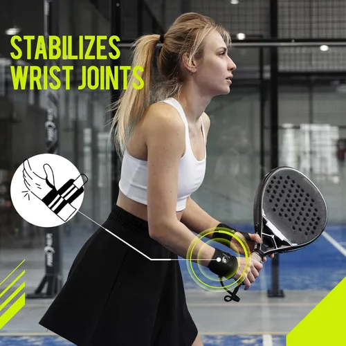 Miniatura 6 de Slim Panda Wrist Wraps for Powerlifting & Weightlifting - Adjustable 18" Straps with Thumb Loops Heavy Duty Wrist Support for Deadlift, Bench