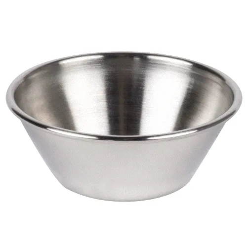 American METALCRAFT, Inc. American Metalcraft B34 - Tazas para salsa, 3.15 pulgadas de largo x 3.1 pulgadas de ancho, color plateado