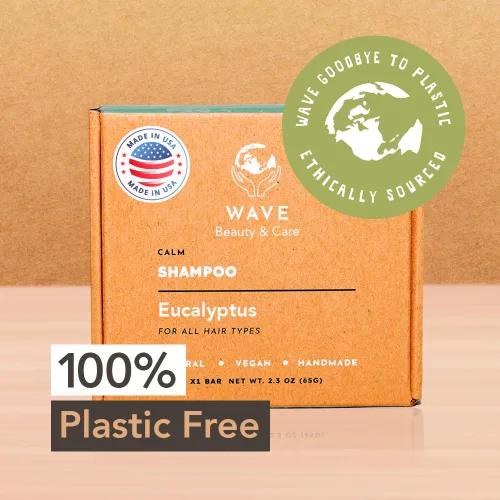 Miniatura 5 de Wave - Barra de champú de aceite de eucalipto, hidratante y hecha a mano, barra vegana para cabello brillante, natural, orgánico y sin OMG