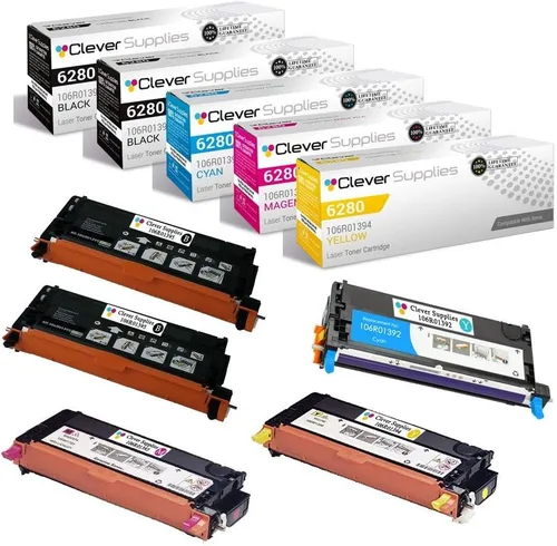 Miniatura 102 de CS compatible Xerox Phaser 6510/WorkCentre 6515 (106r03480) 2 cartuchos de tóner negro para Phaser 6510, WorkCentre 6515 2 negro