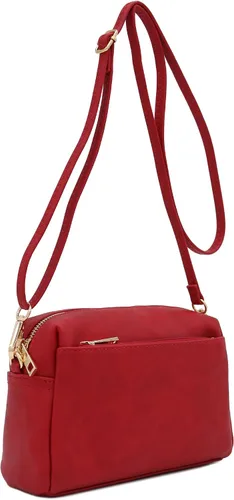Miniatura 20 de FashionPuzzle Triple Zip Small Crossbody Bag
