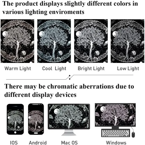 Miniatura 6 de HMS Happy Memories Cortina de Ducha con Estampado Floral Bohemio de Planta Boho, Tela de Poliéster para Decoración de Baño 72 x 72 Pulgadas