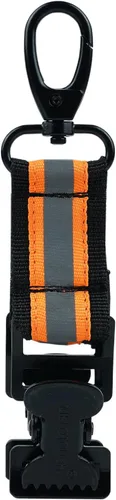 Miniatura 9 de KUNN Correa de guante de bombero, clips de soporte de guante de seguridad para el trabajo con clip de cocodrilo Naranja