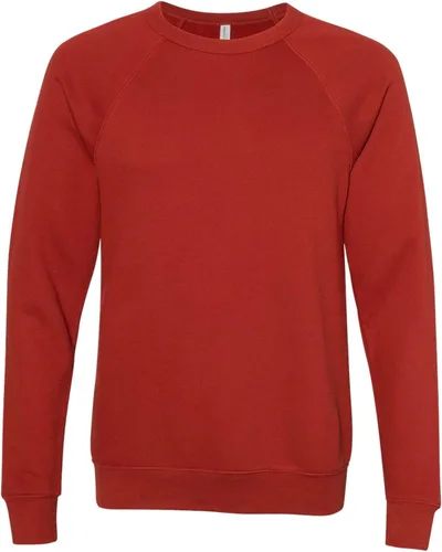 Miniatura 62 de Bella Canvas Sudadera de forro polar de esponja con cuello redondo (3901), Gris oscuro (Dark Grey Marble Fleck), M