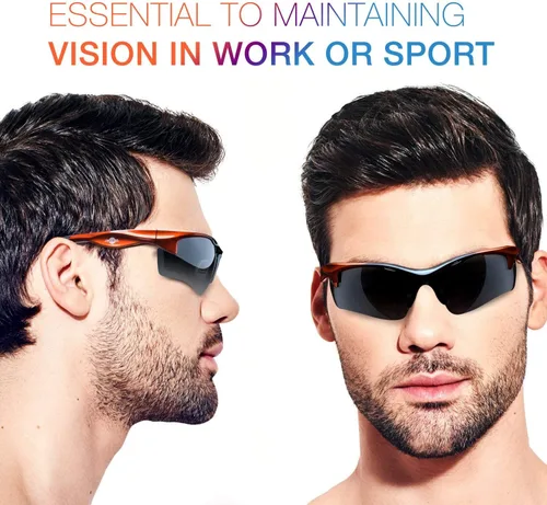 Miniatura 7 de ToolFreak Gafas de seguridad polarizadas Rebel – Lente tintada humo oscuro – Clasificación ANSI z87.1-2015, clasificación UV U6 – Ventilación