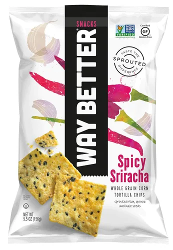 Miniatura 30 de Way Better Snacks Chips de tortilla, batata, 5.5 onzas