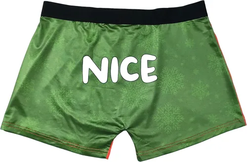 Miniatura 7 de Random Stock Apparel Calzoncillos tipo bóxer divertidos para hombre - Ropa interior divertida de Papá Noel, Rojo