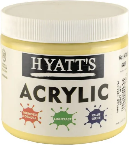Miniatura 104 de Hyatt's Alizarine - Pintura acrílica carmesí Tubo de pintura acrílica de 2.5 fl oz de grado artístico Secado rápido y pintura no tóxica