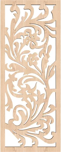 Miniatura 4 de Ekena Millwork WALW10X25X0375PRYRO Perry - Paneles de pared decorativos de madera con calado, 9 3/8 pulgadas de ancho x 24 3/8 pulgadas de alto