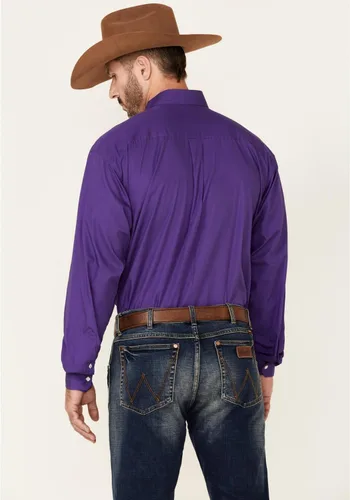 Miniatura 4 de Cinch CInch Solid Dove Gray Button Camisa de manga larga con botones, Gris