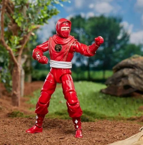 Power Rangers Mighty Morphin Lightning Collection - Colección Ninja Rangers, rojo, rosa, amarillo (Ninja Pink Ranger)