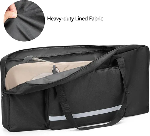 Miniatura 2 de GRAOSO Bolsa de transporte para bebé, compatible con Baby Bjorn Bouncer Balance Soft and Bouncer Bliss, bolsa de viaje con doble cremallera