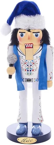 Miniatura 2 de Kurt Adler EP6171L - Cascanueces Elvis King of Spades (11 pulgadas)