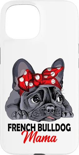 Miniatura 6 de iPhone 13 Pro Max Frenchie Mama Lindo Bulldog Francés Perro Mamá Divertido Estuche de Regalo para Mujer