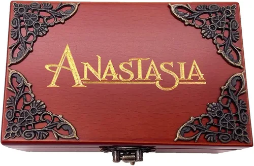 Miniatura 2 de Caja de música Youtang Anastasia para joyería con espejo, caja de madera grabada con láser, caja musical con cuerda, regalo musical para ella, él