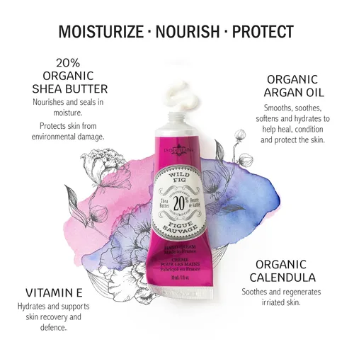 Miniatura 2 de La Chatelaine Set de regalo de crema de manos para mujeres, loción de manos para manos secas y agrietadas, tamaño de viaje, crema de manos natural