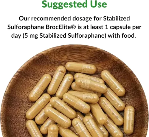 Miniatura 9 de Mara Labs Broc Elite Plus Suplemento de brócoli con extracto de sulforafano estabilizado Sin residuos de glifosato 30 cápsulas vegetarianas