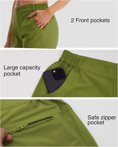 Miniatura 6 de MEETWEE Women's Hiking Cargo Shorts Quick Dry Travel Athletic Golf Short with Pockets Water Resistant
