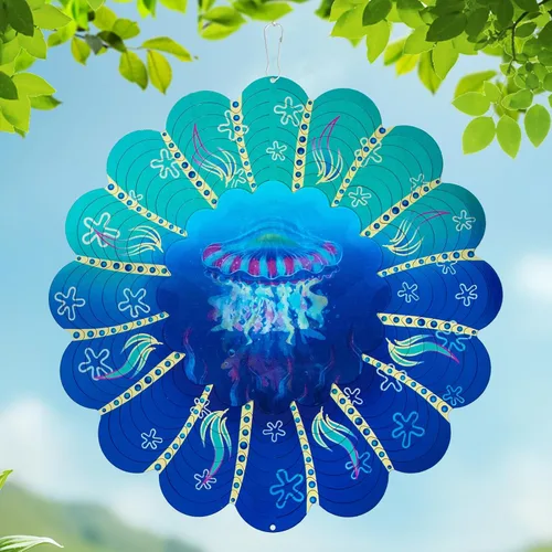 Miniatura 8 de Molinillos de viento de metal de mariposa – Regalos de mariposa para mujeres, mamá, abuela, esposa, Molinillo de viento colgante para decoración