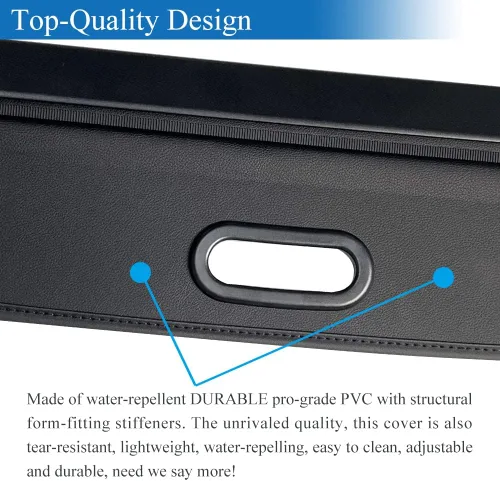 Miniatura 3 de Compatible con Cadillac Escalade/Chevy Suburban/Tahoe/GMC Yukon 2021-2026, XL, cubierta de seguridad de carga, pantalla de privacidad, retráctil