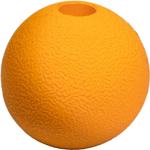 Miniatura 4 de Amazon Basics Juguetes para Perros, Pelotas de Goma Interactivas para Buscar, (Paquete de 2), 3 Pulgadas, Azul, Naranja