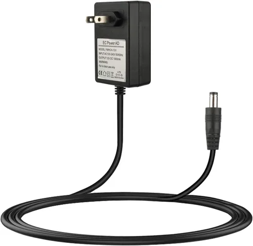 Miniatura 5 de Adaptador de CA de fuente de alimentación de 9.8 pies 12V 1A para Yamaha PSR, YPG, YPT, DGX, DD, EZ y P Serie de Teclado Digital