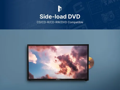 Miniatura 5 de Emerson ESTD-2400 Smart TV HD de 24 pulgadas con reproductor de DVD integrado, pantalla LED de 720p, transmisión Wi-Fi, entradas HDMI, USB y RCA