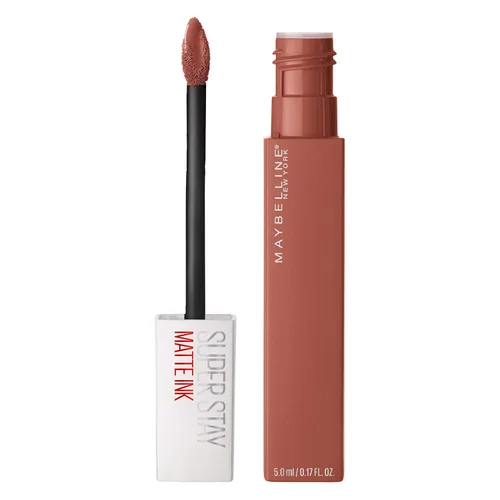 Miniatura 33 de Maybelline Super Stay Matte Ink Barra de Labios Líquida Maquillaje, Color de Alto Impacto de Larga Duración, Hasta 16H de Uso, Amazonian, Marrón 70