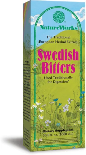Miniatura 9 de Nature's Way Nature Works Swedish Bitters Extracto de hierbas tradicionales europeas usado para la digestión, 3.38 onzas líquidas