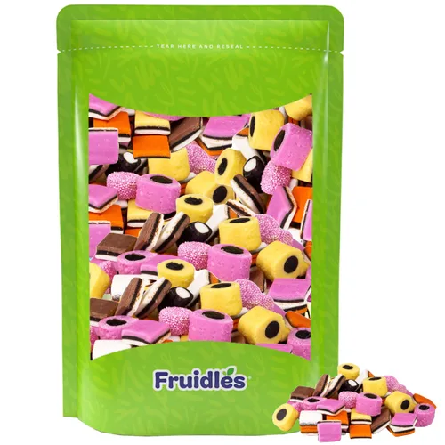 Miniatura 11 de Fruidles Gomitas de Regaliz Allsorts de Estilo Inglés, Dulces Allsorts, Sin OGM (1 Libra)