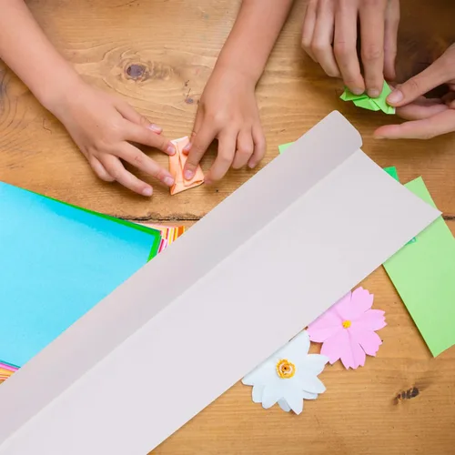 Miniatura 2 de LIFKOME Papel crepé dobleces rollo de papel crepé hojas italianas rosas papel de regalo para obras de arte floral, bricolaje, decoración de boda