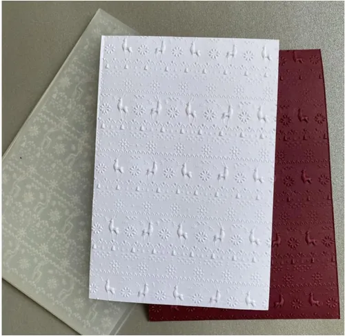 Miniatura 14 de Qoiseys Carpetas de plástico de calabaza y ciervos de Halloween para hacer tarjetas, plantilla de estampado en relieve, plantilla de papel