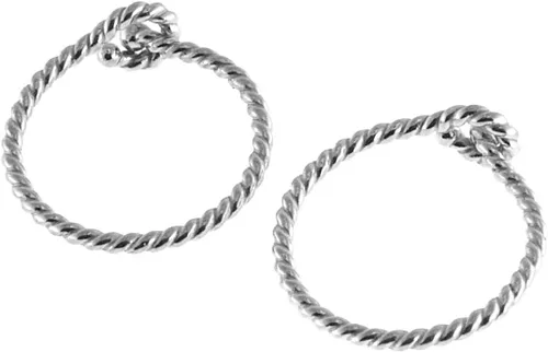 Miniatura 25 de Aretes de plata de ley abiertos para cartílago, tragus, delgados, calibre 22